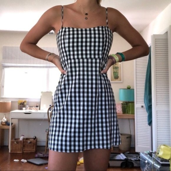"Told You So" Classic Mini Gingham Checkered Dress - Picture 6 of 9